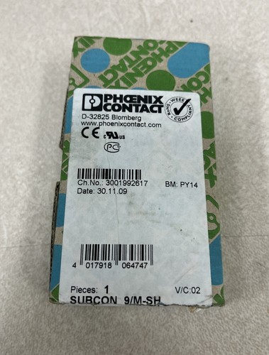 Phoenex Contact 2761509, SUBCON 9/M-SH D-SUB Bus Connector - New In Open Box - Picture 5 of 7