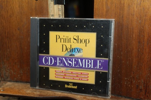 Broderbund Print Shop Deluxe CD Ensemble CD Software Disc Only