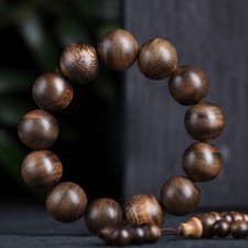 Chinese Eaglewood 6/8/10/12/15/18/20MM Round Buddha Beads Ethnic Style Bracelet