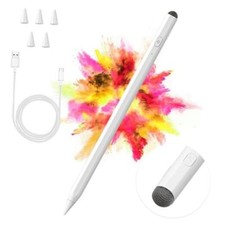 Stylus Pen for iPad, 2 in 1 Active and Capacitive Apple Pen, Fast Charge Apple