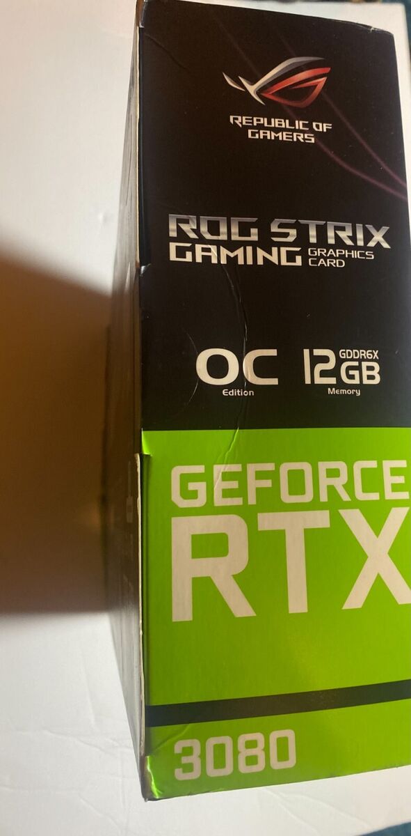 ASUS NVIDIA GeForce RTX 3080 12GB GDDR6X Graphics Card GPU ASUS NVIDIA GeForce RTX 3080 12GB GDDR6X Graphics Card GPU