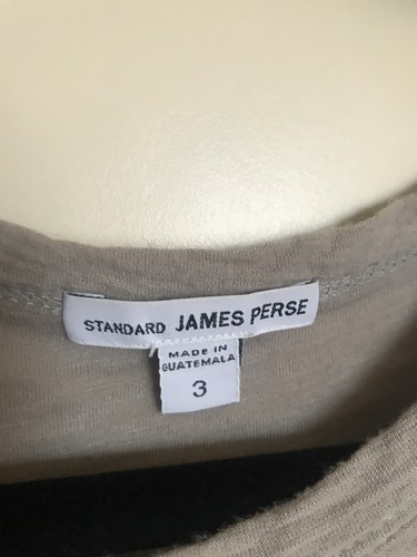 Hellgraues transparentes James Perse T-Shirt 3 gebraucht - Bild 3 von 6