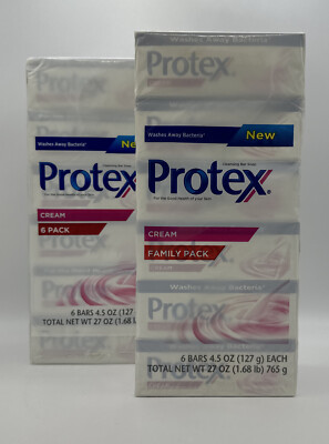 Protex  Cream 6 Pack of 2 Units Each (12 Bars)
