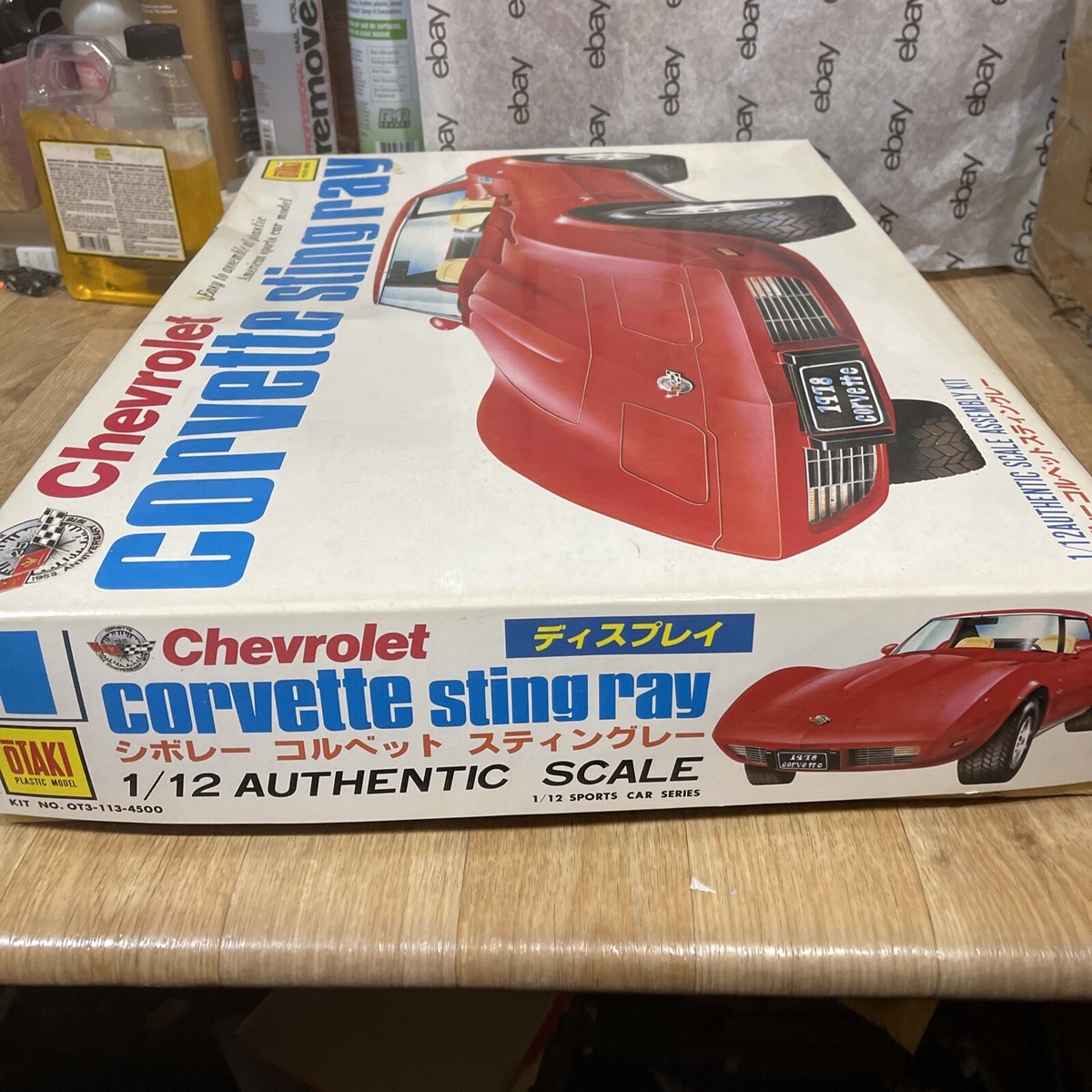Otaki 1978 Corvette Sting Ray Chevrolet 1/12th scale Parts