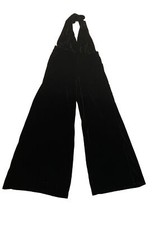 Women  s NWD Zara Halter Top Black Romper Size Large