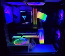 Gaming PC 2TB SSD i5 13400f 5GHz 32GB 6200MHz RAM Desktop White RGB GTX 1080 Ti