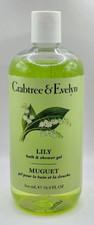 Crabtree Evelyn Lily Muguet Floral Bath Shower Gel 16.9oz/500ML New
