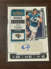 Derek Parish 2023 Contenders Rookie Ticket Auto #179 Rc