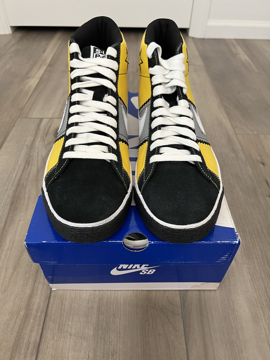 Nike Blazer SB Elite Sub Pop Records Yellow Nirvana size 13 Nike Blazer SB Elite Sub Pop Records Yellow Nirvana size 13