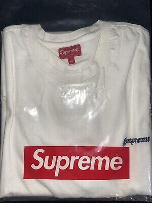 Authentic Supreme Logo Washed S/S Tee- White Size XL/ FW20 Authentic Supreme Logo Washed S/S Tee- White Size XL/ FW20