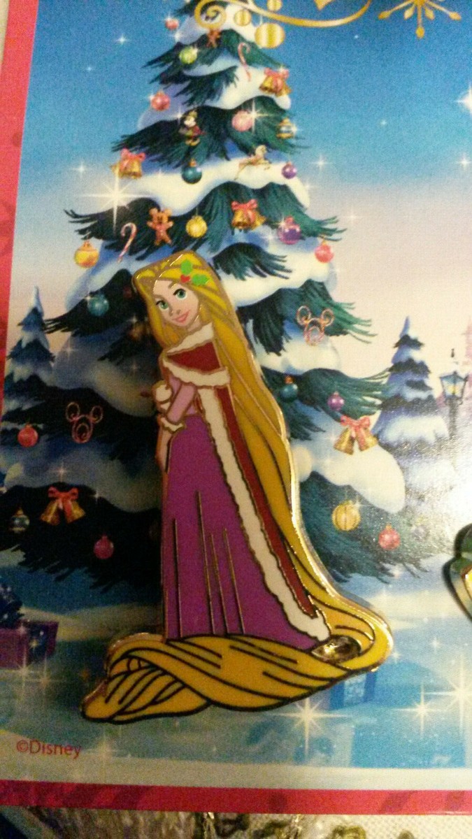 Princess Xmas Rapunzel only Disney Paris Dlp August 2019 Pin