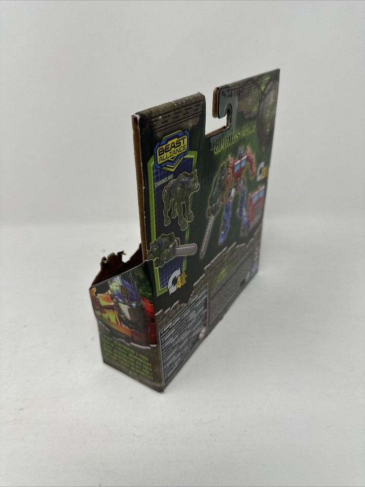 Transformers Rise of the Beasts Optimus Prime and Chainclaw Action