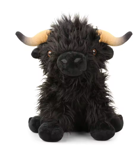 Highland Cow Simulation Scottish Highland Cow Plush Doll Long Hair Cow Toy Gift - Picture 2 of 4
