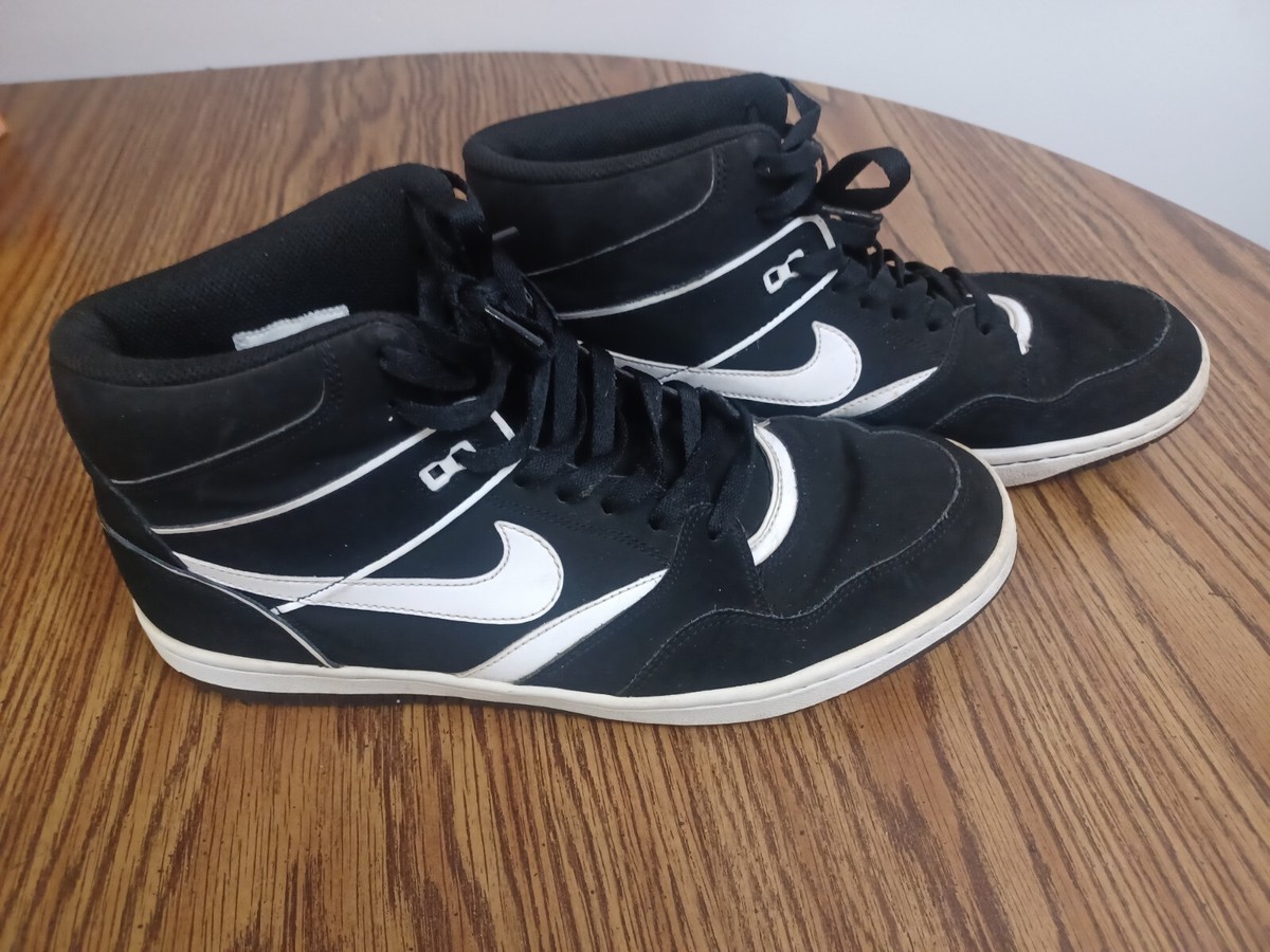 Nike Sky Force 88 Mid Men's Black Retro Athletic Shoes Nike Sky Force 88 Mid Men's Black Retro Athletic Shoes