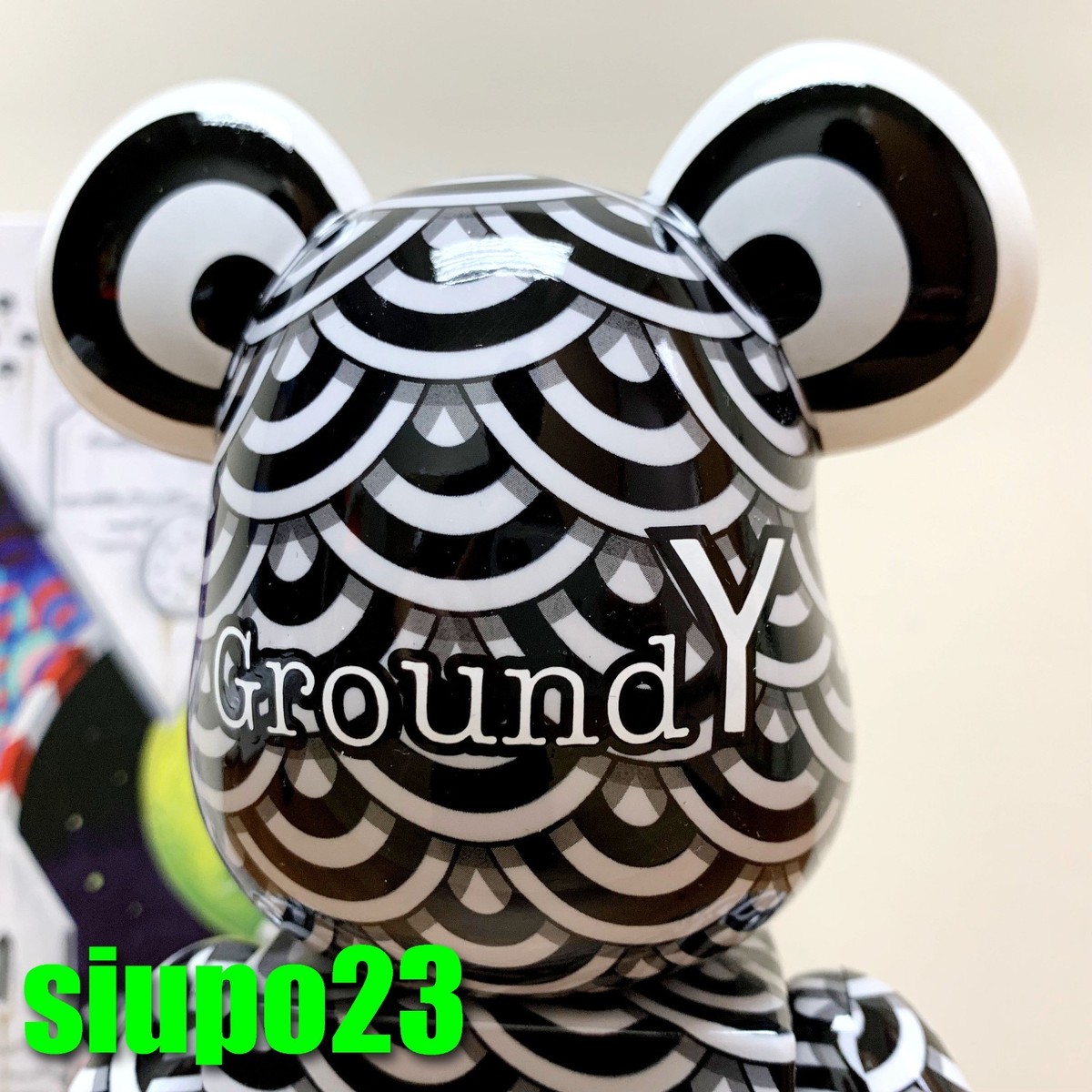 Medicom 400% + 100% Bearbrck ~ Yasuto Sasada x Ground Y Be@r brick