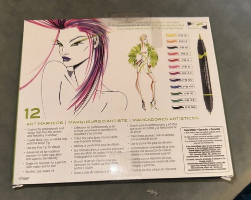 Prismacolor Premier Pinsel/Fine Art Marker 12-Farben-Set. Neu in der Verpackung. - Bild 5 von 7