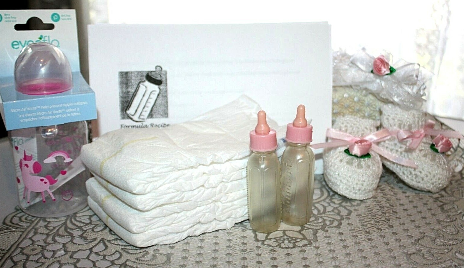 Reborn Doll Accessories Set - Booties, Bottles and more! GIR