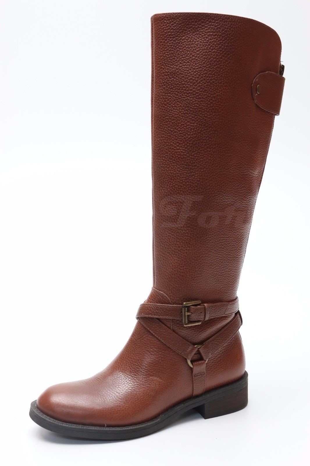 ENZO Angiolini easaevon marrón cuero para mujer botas de Montar ENZO Angiolini easaevon marrón cuero para mujer botas de Montar