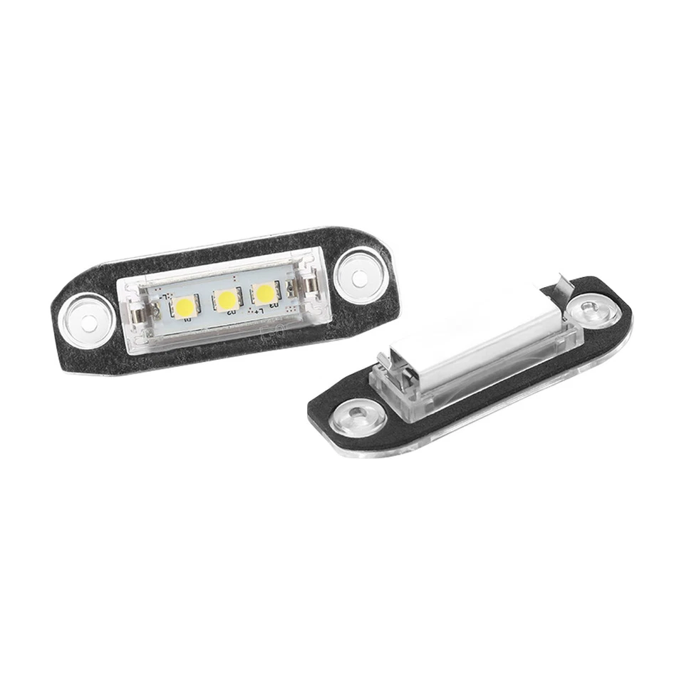 2Pcs LED License Plate Lights 12V 6500K Fits for Volvo S40 S80 XC60 XC90 V50 V70 — 第 4/4 张图片