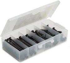 #6 Drywall Screws Assortment Kit 6 Sizes 500pcs Bugle-Head Coarse Thread