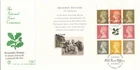 National Trust FULL Booklet Pane Stuart FDC Tintagel Cornwall 1995 (139235)