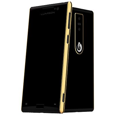 Neu Lumigon T3 Exclusive 128GB Schwarz/Gold 24K Dual-SIM Factory Unlocked Simfree