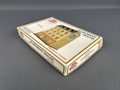 Model Power N Scale 4 Story Apartment House Building Kit #1540 New Open Box - Picture 9 of 13