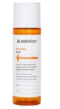 A solution Acne clear toner 150ml soothing moisture truoble care