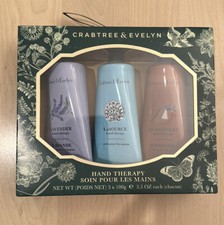 Crabtree Evelyn 3 PIECE HAND Therapy Lavender LaSource Gardeners Full Size