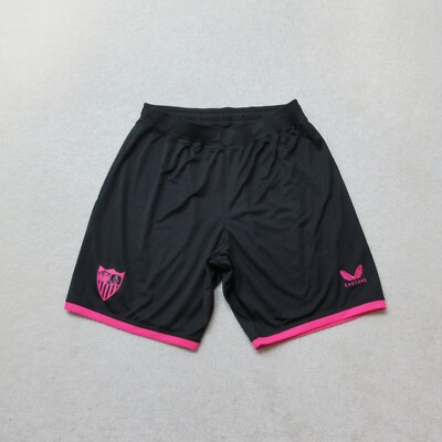 Sevilla FC Shorts Mens Small Black Football Castore 3rd Kit Sports 23/24 NWOT