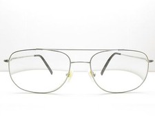 Luxottica 6543 3047 Silver Aviator EYEGLASSES FRAMES 55-17-145 TV6 20972