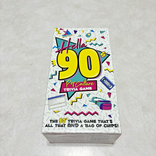 Hella 90's Pop Culture Trivia Game, 3+ Players, Ages 14+, Complete