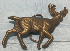 Vintage Brass Belt Buckle 1980s Retro Unique Mens Accessory Timeless Style Gift