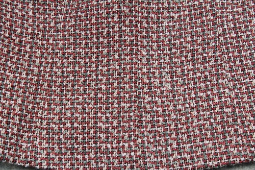 Amanda Smith Blazer Size 12 Pink Black Raw Edge Shoulder Pads Button Up Jacket - Picture 9 of 9