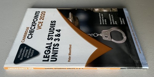 Cambridge Checkpoints VCE 2020 Legal Studies Units 3 & 4 by Peter Mountford - Picture 3 of 6