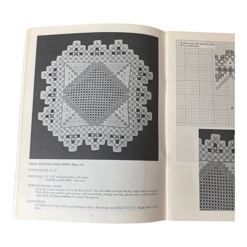 Hardanger Embroidery Books Lot of 5 Assorted Susan L Meier Rosalyn K Watnemo - Picture 15 of 19