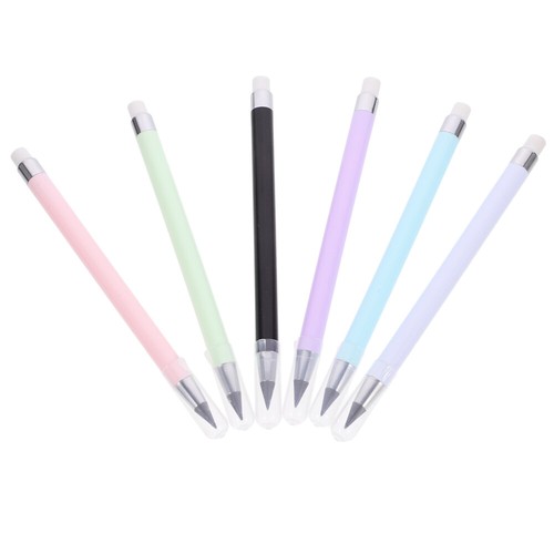 6Pcs Everlasting Pencils Inkless Pencils Lightweight Pencils Students Writing - Picture 12 of 12