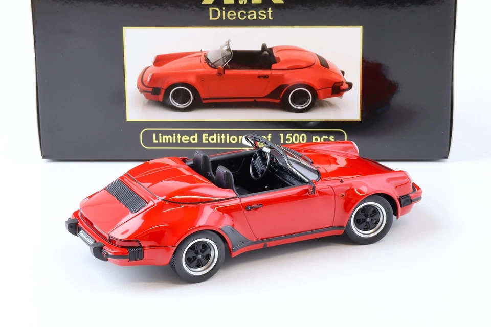 1:18 KK-Scale Porsche 911 Speedster 1989 Rosso - Immagine 3 di 4