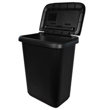 Extra Large Dual Function Trash Can Divided Kitchen Garage Waste Management Home