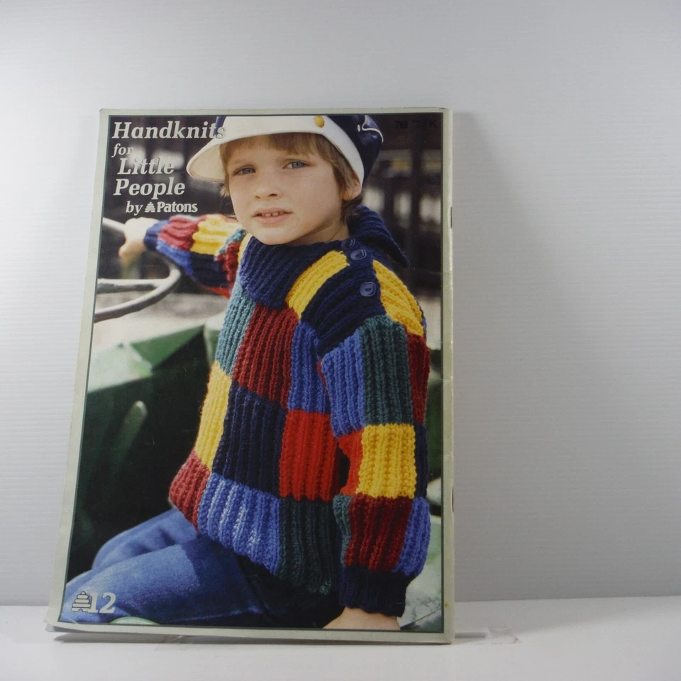 Handknits for Little People By Patons VGC 769 Vintage Knitting Patterns book - Image 2 of 4