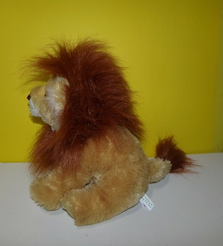 12" Destination Nation Aurora peluche esponjoso relleno adulto león gato selva - Imagen 2 de 2