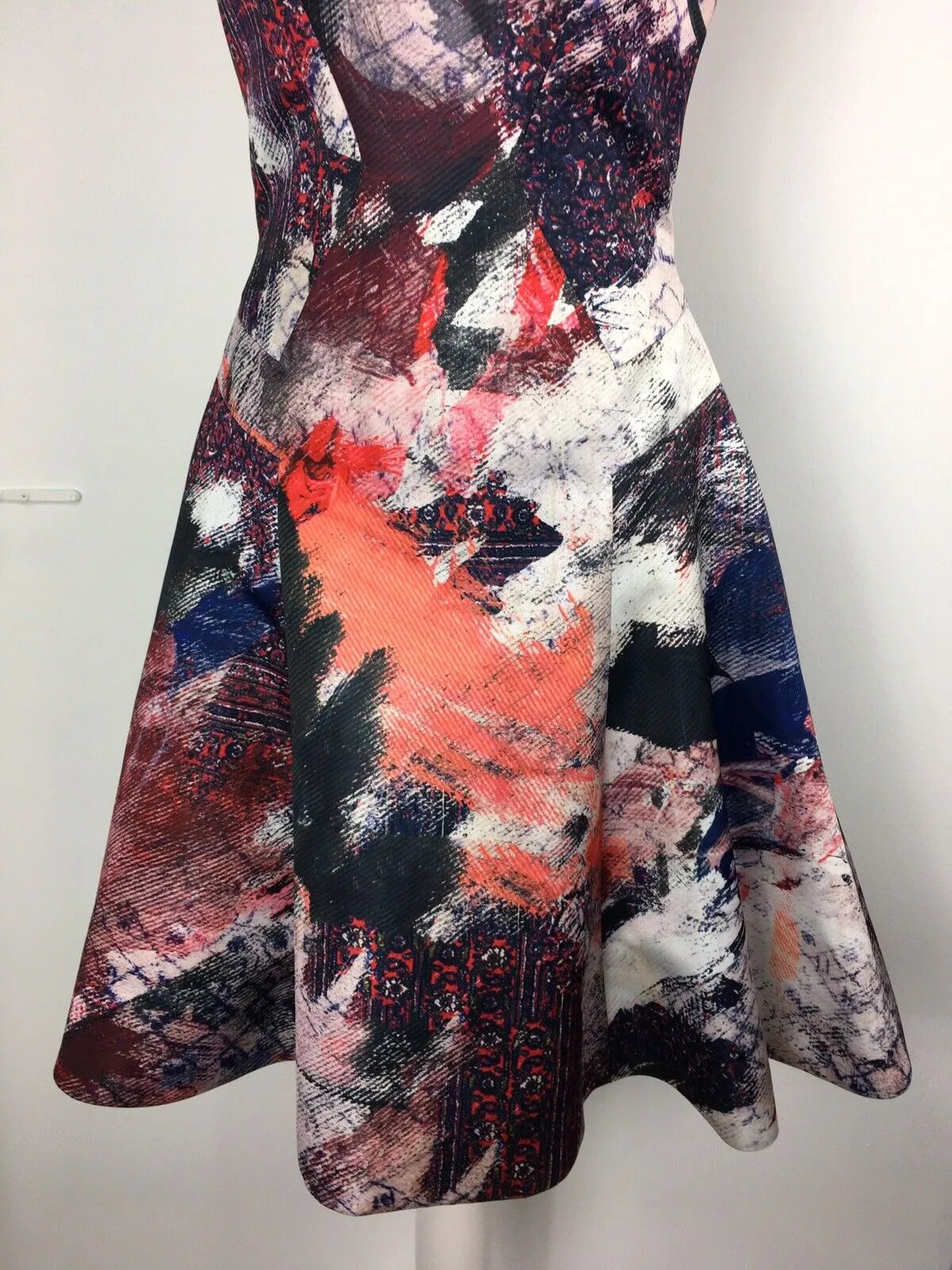 Prabal Gurung Multicolour Patchwork Abstract Dres… - image 3