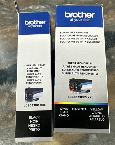 NEW GENUINE Brother XXL Ink Cartridge Bundle – LC3033BK + LC30333PKS Value Pack - Picture 4 of 5