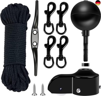 NQ Fahnenmast Zubehör Set,Fahnenmast Reparaturset,Fahnenmast-Reparaturteile 