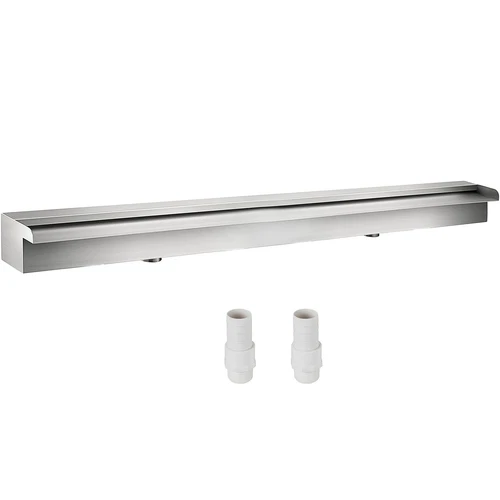 59" Pool Fountain Waterfall Spillway Stainless Steel Water Features