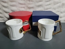 Philotimo Face To Face Collection Coffee Mugs Pair