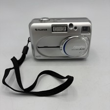Fujifilm Digital Camera FinePix A210 3.2MP Silver Tested VGC 16 MB Memory Card