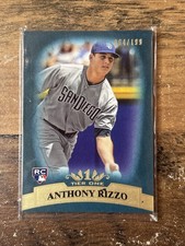 2011 Tier One Anthony Rizzo Blue Parallel #64/199 Rookie Card Yankees