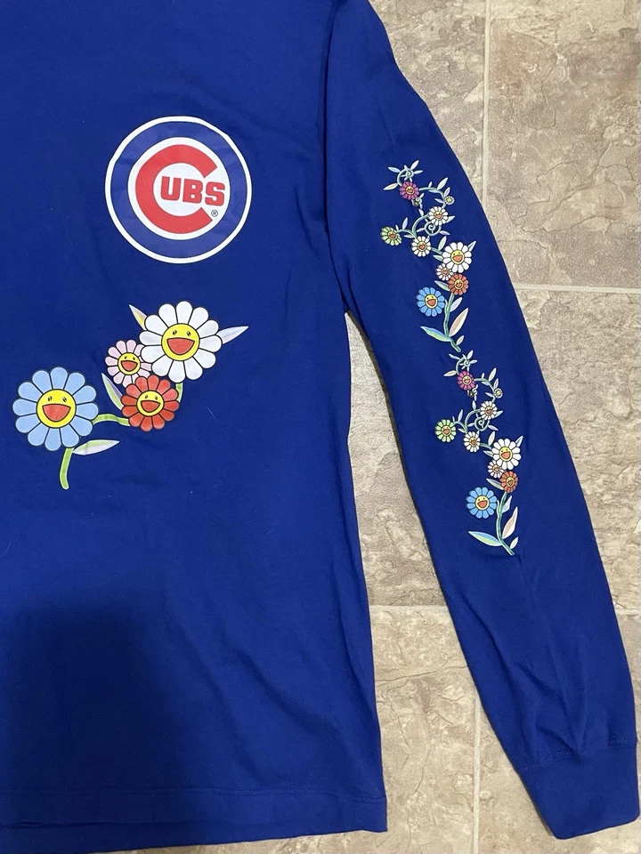 Takashi Murakami Chicago Cubs Long Sleeve T-Shirt Mens M MLB Tokyo Series 2025 - Image 3 of 4