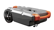 Camco Rhino Portable RV Waste Tank 21 Gallon Tote Heavy Duty Wheels Kit 39002